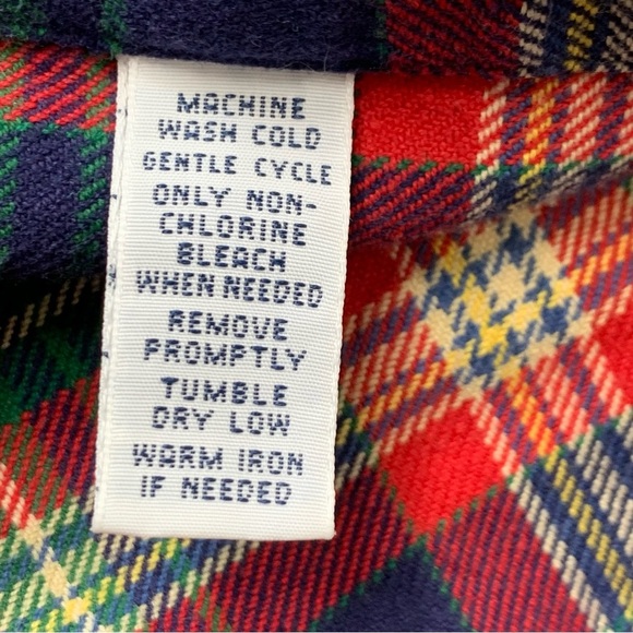 RALPH LAUREN Sz XL Red Tartan Plaid Flannel Classic Fit Button Down L/S Shirt - Picture 10 of 11
